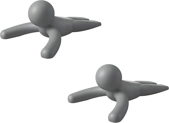 Umbra Buddy Door Stop, Heavy-Duty and Flexible, Soft-Touch Finish, Protects by Umbra
