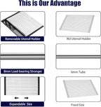 Roll Up Dish Drying Rack, Expandable Over The Sink Dish Drainer, Stainless - Image 5