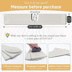 New Version Super Absorbent Faucet Mat, Kitchen Sink Dish Drying Stone Tray - Image 2