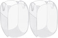 2 Pack Durable Collapsible Laundry Baskets by Bemkoo
