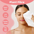 Disposable Face Towels, Makeup Remover Dry Wipes - Image 3