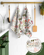 Flour Sack Kitchen Towels Set of 2-18x26 Cotton Dish Towels - Image 3