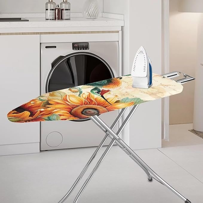 ZDCUSTOM Sunflower Hummingbird Ironing Board Cover 15x54 Inch Standard Ironing - Image 2