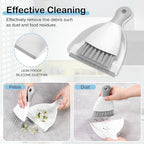 NACENA Mini Dustpan and Brush Set, Small Broom and Dustpan Set Dust Pan and - Image 4