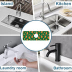 Christmas Gingerbread Man Sink Splash Guard Gingerbread Man Faucet Absorbing - Image 7