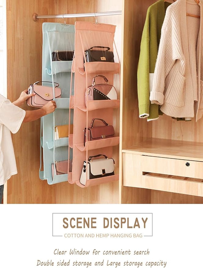AARAINBOW 1 Pack Hanging Handbag Purse Organizer, Handbag Organizer - Image 4