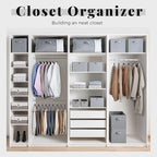 HOUSE DAY Premium Velvet Hangers 30 Pack Black, Non-Slip Flocked Felt Hangers - Image 9