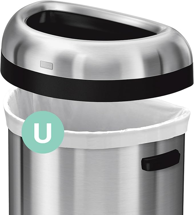 simplehuman Code U 200 Count, Dispenser Pack Custom Fit Liners, Drawstring - Image 4