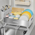 Dish Drying Rack, Thicker Premium Aluminum Frame and 304 Stainless Steel Plate by StartYourHomeStorageLife