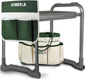 Aimerla Foldable Garden Kneeler Seat Heavy Duty [Upgraded Widened Thick Kneeling Pad] Gardening Stool with Large Tool Bags with Pockets - Portable Garden Bench Gardening Gifts for Parents by Aimerla