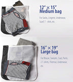 TENRAI 5 Pack Delicates Laundry Bags, Bra Fine Mesh Wash Bag, Protect Best - Image 6