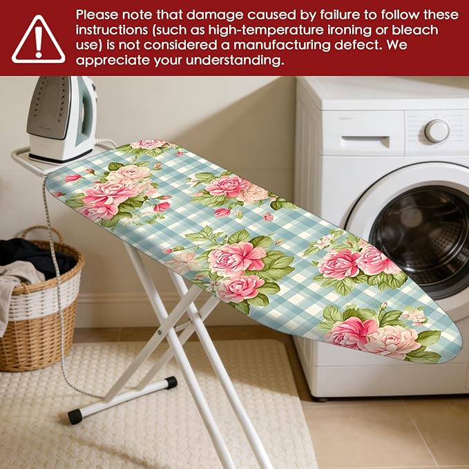 Nuxovilar Ironing Board Cover Needle Cotton 15x54 Inches | Ironing Board Cover - Image 7