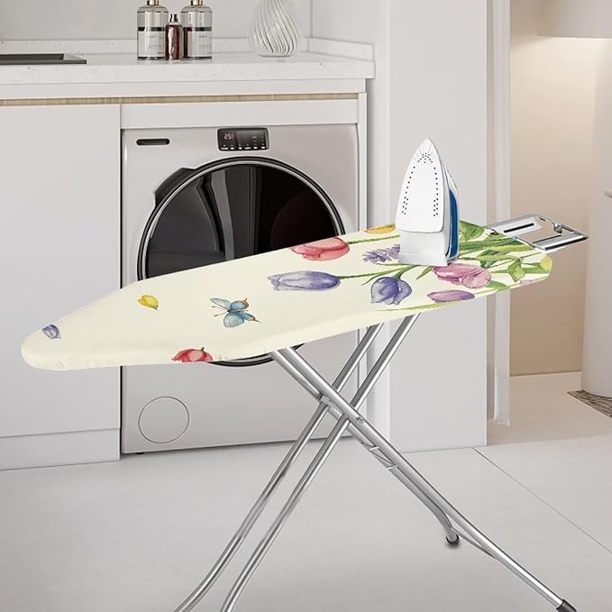 Tulip Ironing Board Cover Heat Reflective Anti-dust, Soft Fabric Cover - Image 2