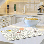 Cute Mushroom Wild Plant Dish Drying Mat - Image 2