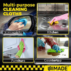 Microfiber Cleaning Cloth, 200PK Reusable Shop Rags Bulk Microfiber Cleansing - Image 7