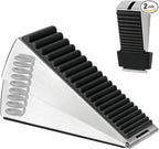 Heavy Duty Large Door Stoppers, Adjustable Spring Loaded Tall Doorstop Jammer by HAIMST