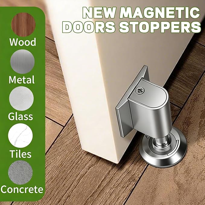 2026 New Door Wedge Stopper, Upgraded Magnetic Doors Stoppers - Image 3