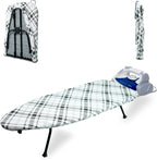 Metal Mesh Panel Tabletop Ironing Board | Foldable Iron Board | Heavy Duty by Oxzor