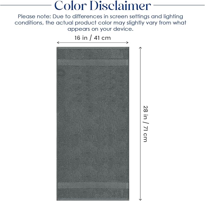 DAN RIVER 6-Pack Premium Hand Towels - Image 2