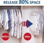 Hanging Vacuum Storage Bags, 6 Pack Hanging Storage Bags - Image 3