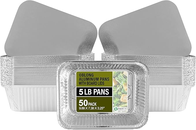 PARTY BARGAINS 5 lb Aluminum Pans by PARTYBARGAINS