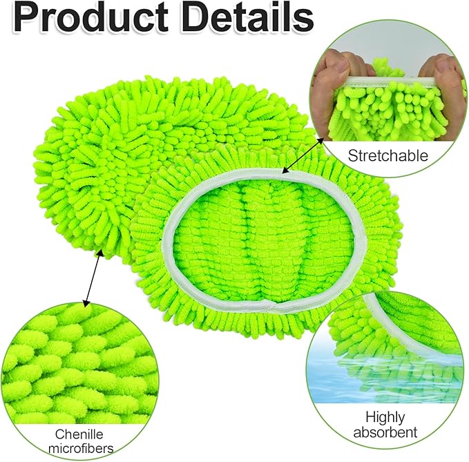 Reusable Mop Pads for Swiffer, Wet Dry Sweeping Mop Pad for Swiffer Sweeper Mop - Image 5
