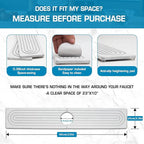 Faucet Mat for Kitchen Sink, Diatomite Quick Drying Tray, Long 23.6'' Kitchen - Image 5
