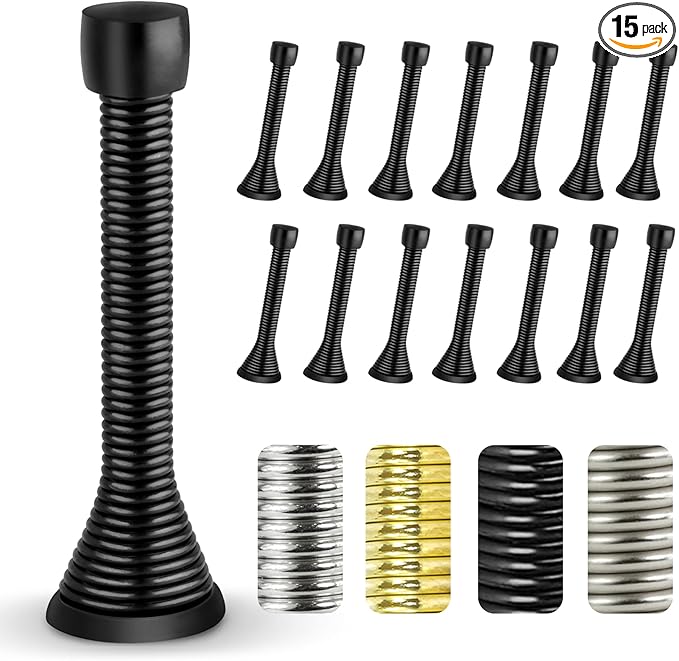 Jack N’ Drill 15 Pack Spring Door Stoppers by JD+Jack+N%27Drill