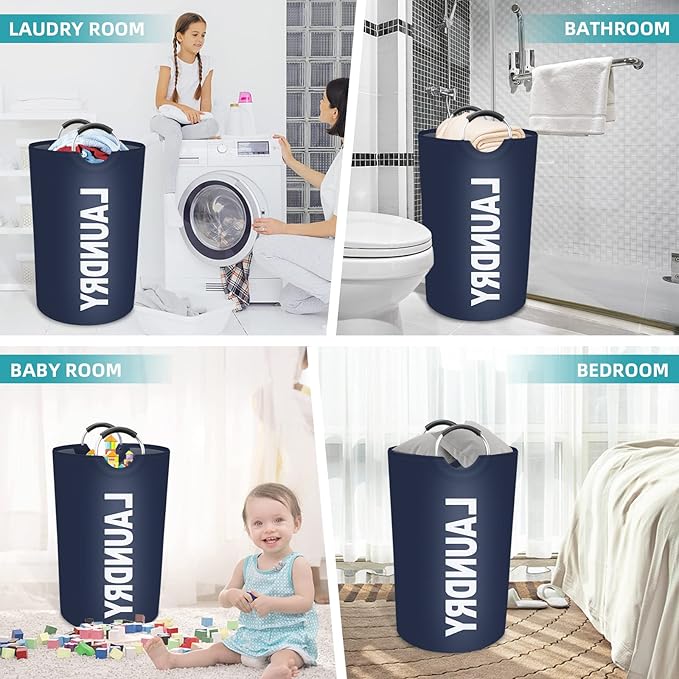 StorageRight 115L Large Laundry Basket, Laundry Hamper, Dirty Clothes Hamper - Image 6