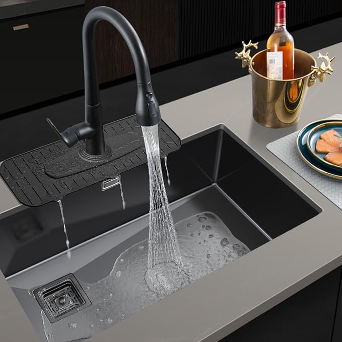 Upgraded Version Silicone Faucet Mat, Kingmall Kitchen Faucet Mat Silicone - Image 8