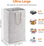 Lifewit 1 Pack Laundry Hamper Large Collapsible Laundry Baskets, Freestanding - Image 3