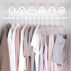 IEOKE Velvet Hangers 50 Pack: Felt Clothes Hangers Heavy Duty Shirt Sweater - Image 8