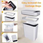 Automatic Bathroom Trash Can Touchless 2.6 Gallon Small Trash Cans - Image 5