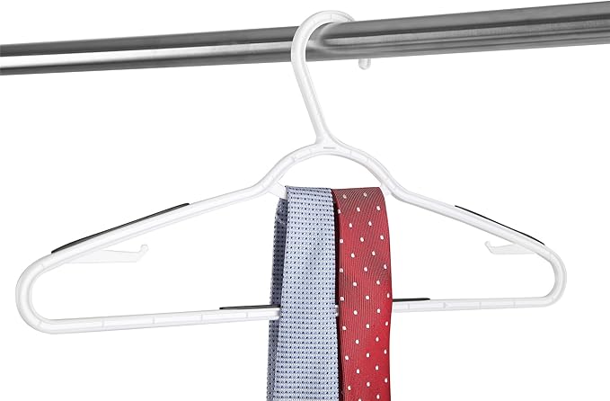 Finnhomy 50 Pack Plastic Hangers, Clothes Hangers - Image 4