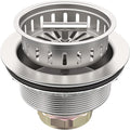 BOTEMY B9171 Kitchen Sink Drain 3 1/2 Inch Kitchen Sink Drain Strainer Assmebly by BOTEMY