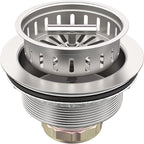 BOTEMY B9171 Kitchen Sink Drain 3 1/2 Inch Kitchen Sink Drain Strainer Assmebly by BOTEMY