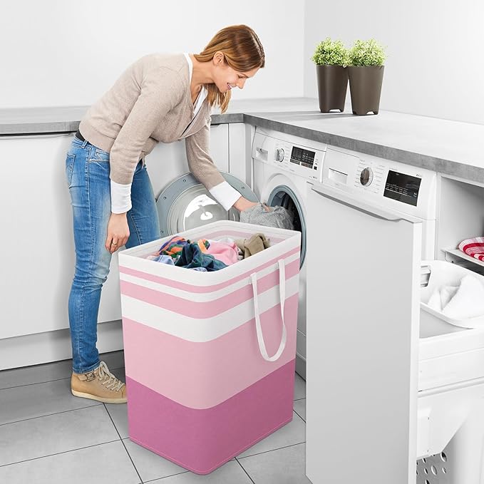 StorageRight Large Collapsible Laundry Basket Hamper - Image 6