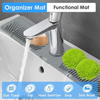 23.8 x 5.5in Silicone Faucet Mat - Image 4