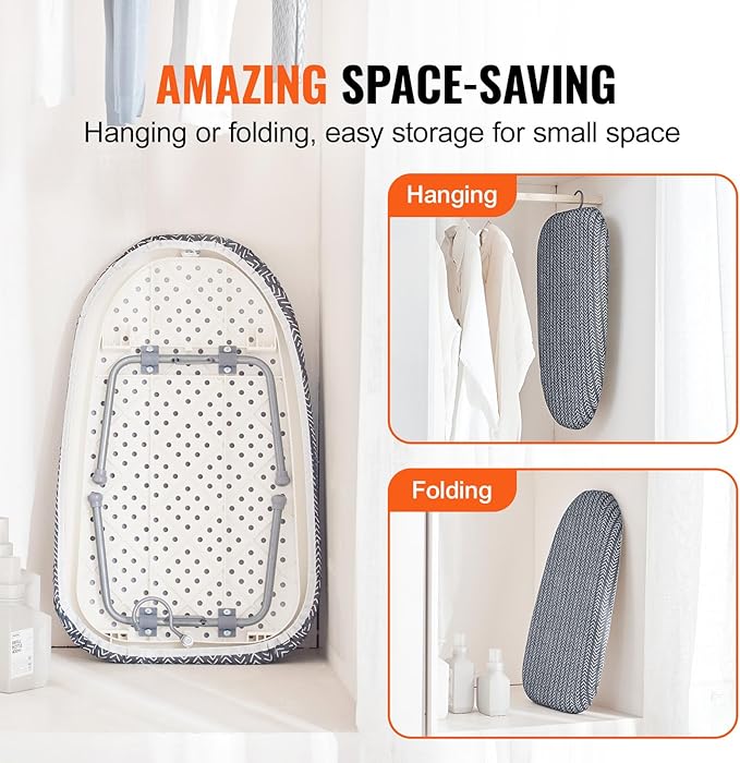 VEVOR Tabletop Ironing Board 23.4 x 14.4, Small Iron Board - Image 6