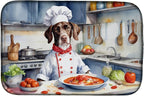 Caroline's Treasures DAC6299DDM Pointer The Chef Dish Drying Mat Absorbent Dish by CarolinesTreasures