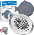TRAPMATE Shower Drain Hair Catcher, 2.8" Fast Drainage Bathtub Stopper Drain by TRAPMATE