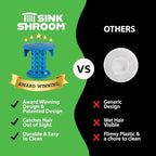 SinkShroom SSBLU988 Sink Drain Protector Hair Catcher/Strainer/Snare - Image 4