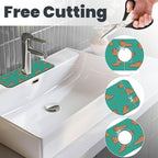 Cute Capybara Play Eat Food Kitchen Sink Splash Guard Faucet Mat Super - Image 3