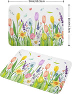 Aportt Spring Floral Dish Drying Mat - Image 2