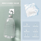 VIS'V Adhesive Towel Hooks, Waterproof Shower Wall Stick on Hooks, 2 Extra - Image 4
