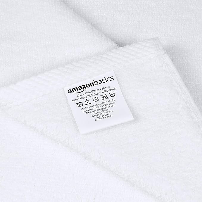 Amazon basics cotton washcloths, Lightweight quick-dry - Image 6