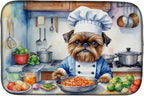 Caroline's Treasures DAC6222DDM Brussels Griffon The Chef Dish Drying Mat by CarolinesTreasures