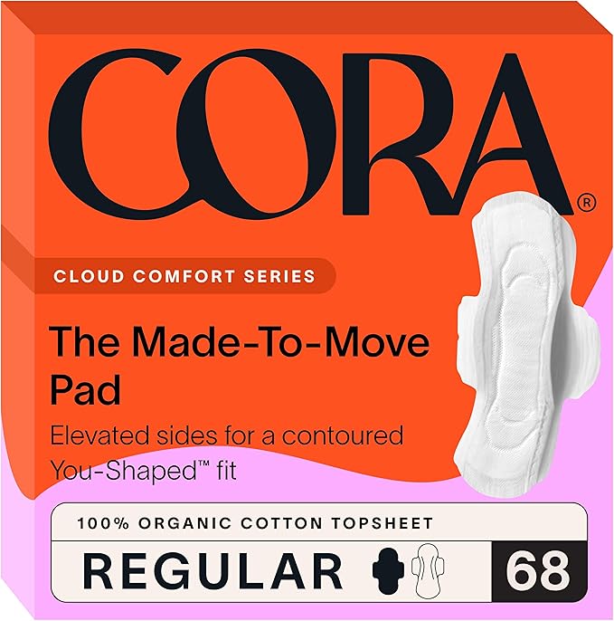 Cora 100% Organic Cotton Topsheet Pads by Cora