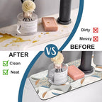 Ceramic Wall Tiles Sink Splash Guard Faucet Mat Moroccan Graphics Super - Image 6