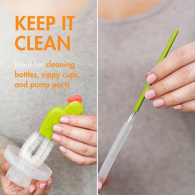 Boon Cacti Bottle Cleaning Brush Set - Image 5